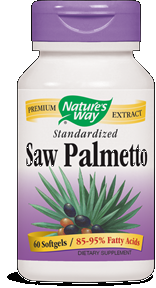 Saw Palmetto, Standardized (60 caps)* Nature's Way